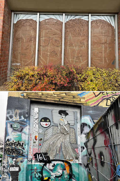 street art Berlin graffitti urbánus művészet
