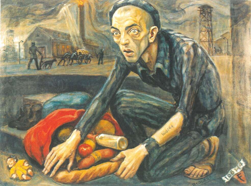 A holokauszttúlélő művész a képeivel üzeni: soha többé!