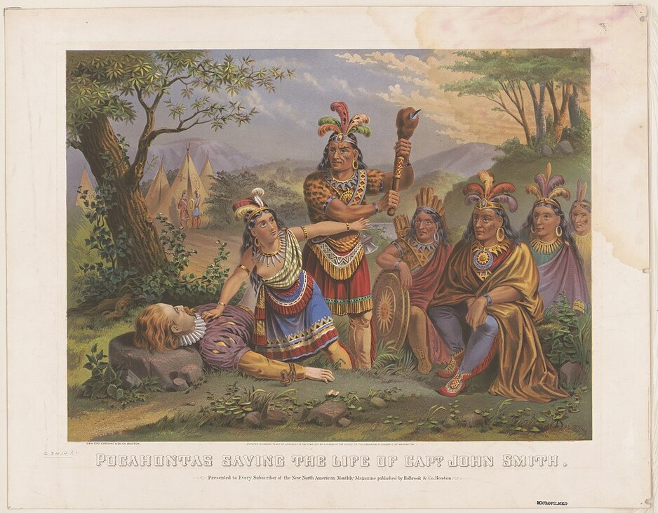  Pocahontas John Smith John Rolfe