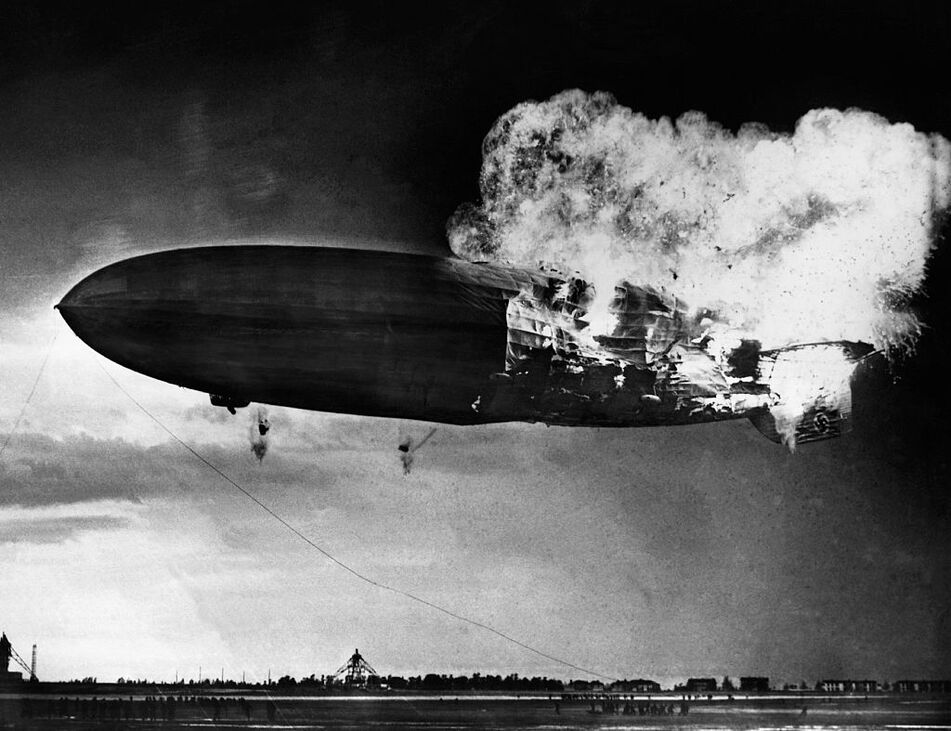  katasztrófa baleset léghajó Hindenburg 