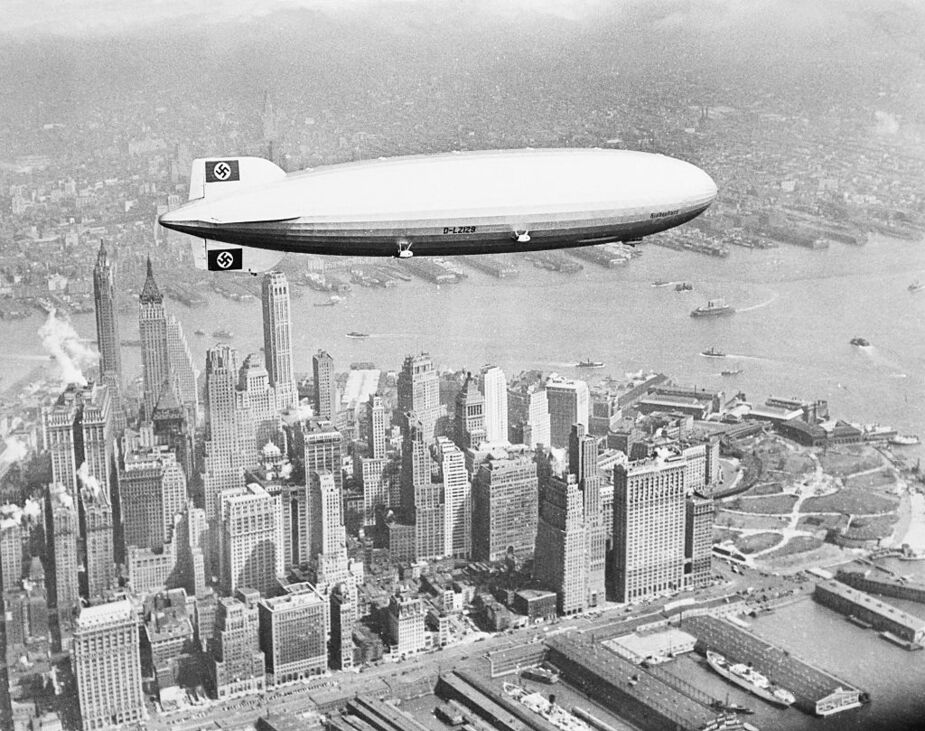 katasztrófa baleset léghajó Hindenburg