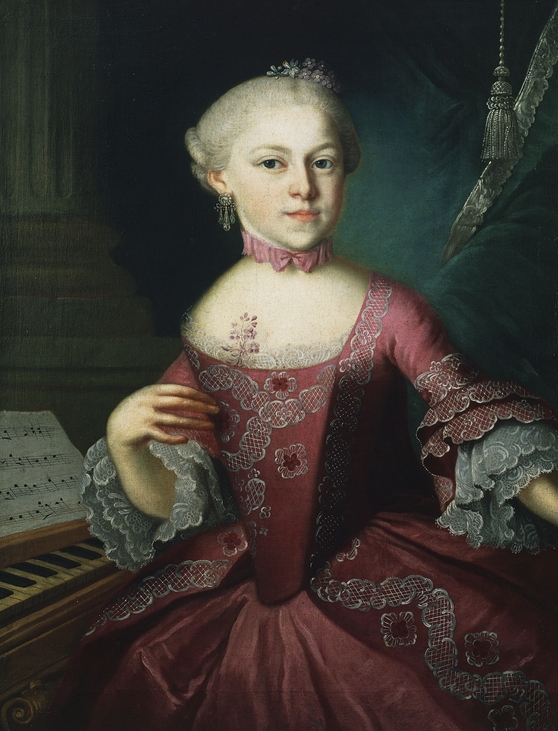 zene Mozart barokk Maria Anna Mozart Nannerl