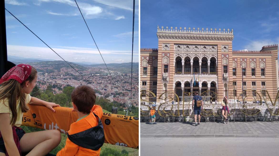 Szarajevó: akármerre nézünk, minden utca végén magasodik egy hegy – ilyennek láttuk a várost három gyerekkel