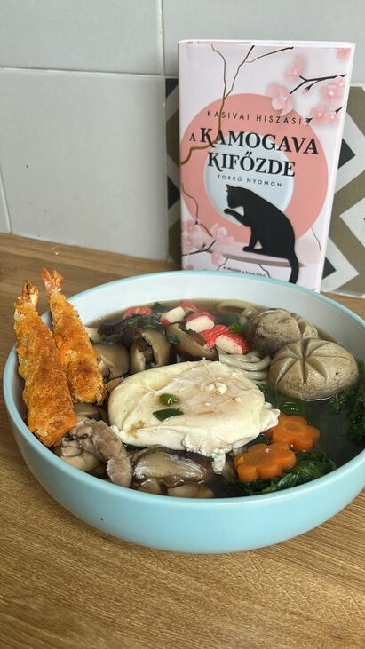 könyvajánló emlék főzés recept leves Japán udon