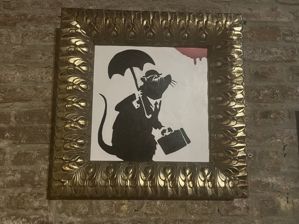 festészet művészet street art Banksy grafika