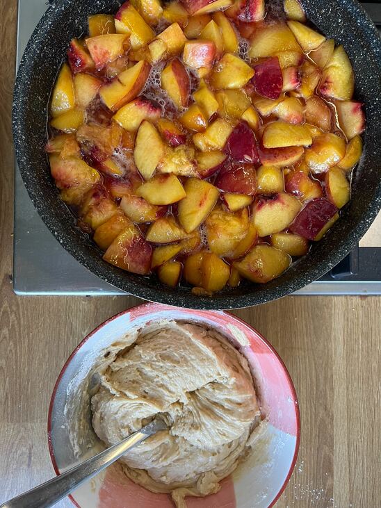 recept Elfújta a szél margaret mitchell Georgia állam Atlanta peach cobbler fahéjas csiga palacsinta