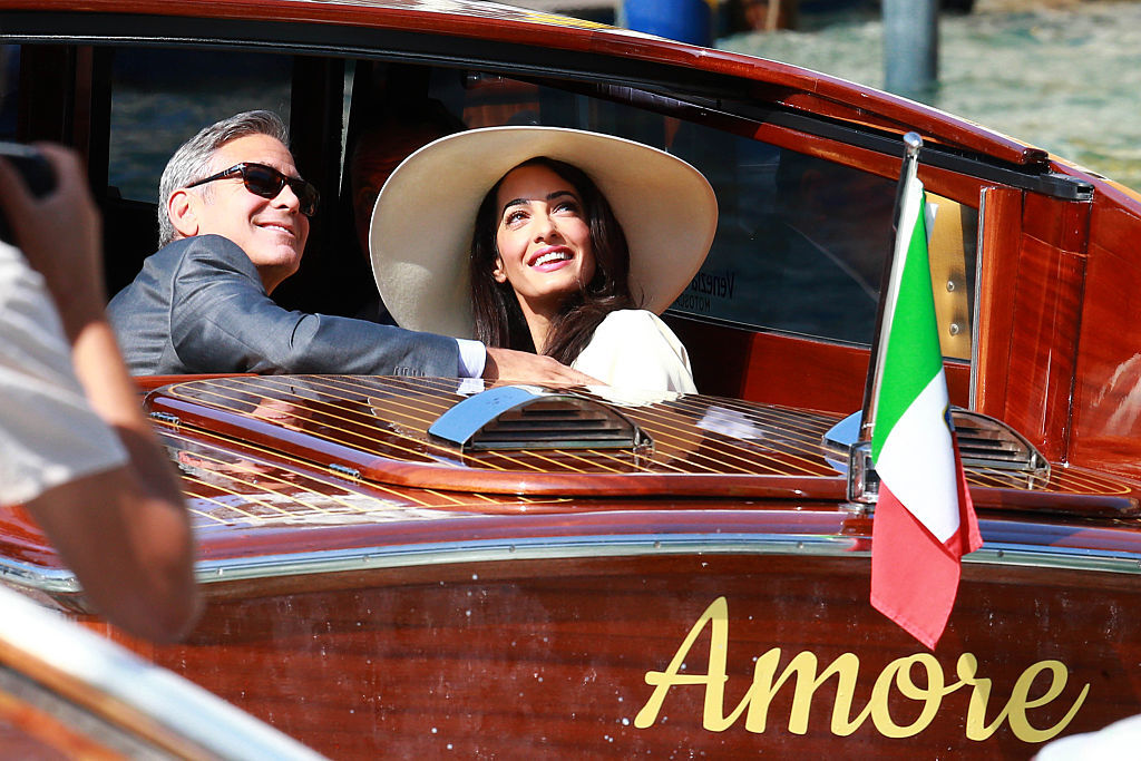 George Clooney szankciók emberi jogi harc Amal Clooney leghíresebb agglegény Benjamin Netanjau