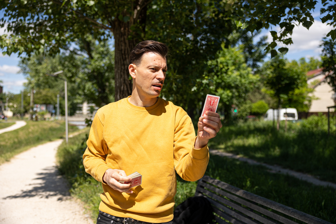 Gyertyán Balázs bűvész: Ha jól sikerül trükk, akkor nem lesz bajom
