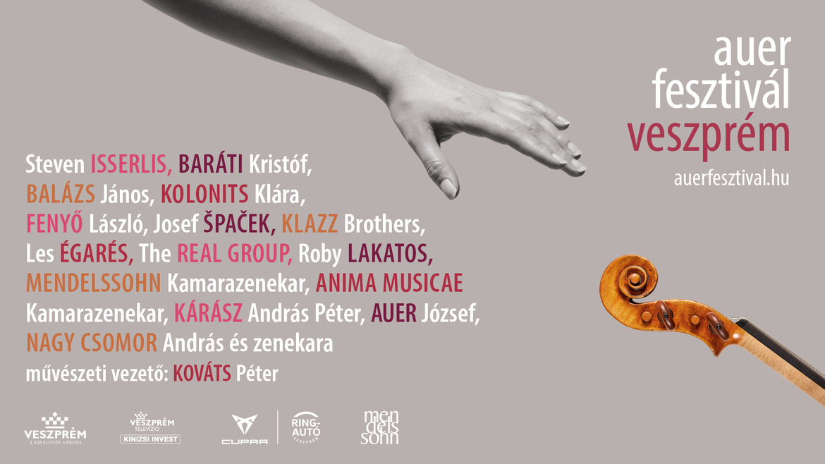 Hallgasd Stradivari csellóját, majd sétálj tokkal és vonóval! – Érkezik a veszprémi Auer Fesztivál