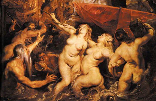 Rubens: Medici Mária partraszállása Marseille-ben