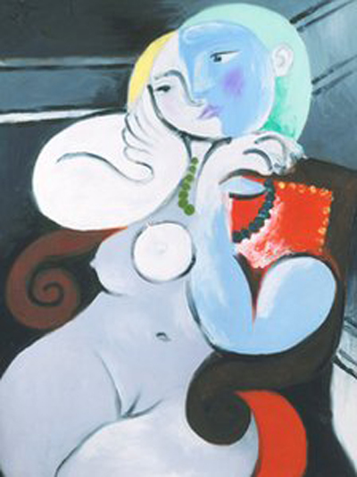 Picasso (Meztelen nő piros karosszékben, 1932)  