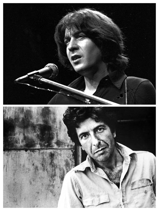 Cseh Tamás és Leonard Cohen (Fotó forrása: Ördögkatlan)