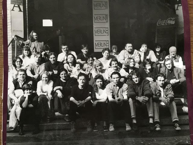 A Merlin Színészképző Műhely tagjai 1991-ben