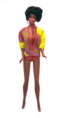 Az első színes bőrű Barbie 1969-ből - Forrás: - Forrás:  Mattel, Inc.