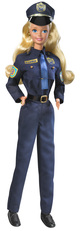Rendőr Barbie 1993-ból - Forrás: - Forrás:  Mattel, Inc.