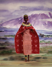 Kenyai Barbie 1994-ből - Forrás: - Forrás:  Mattel, Inc.