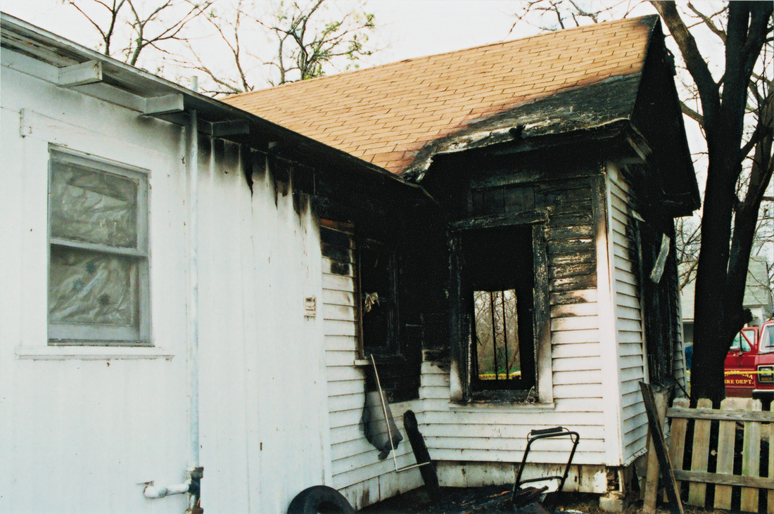 A kigyulladt ház 1991. december 31-én - Forrás: Texas State Fire Marshal’s Office