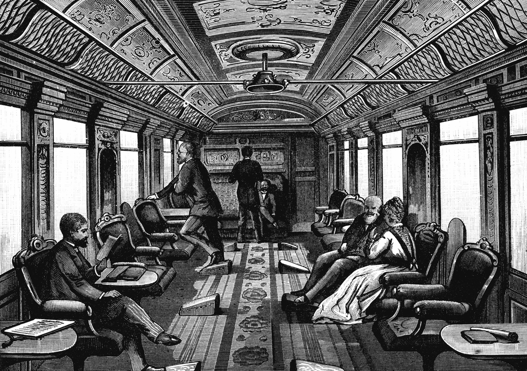 Az Orient express szalonkocsija 1895-ben - Forrás: Getty Images/Universal History Archive